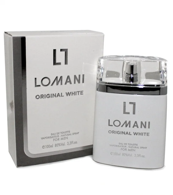 Lomani Eau De Toilette Original White For Men Natural Spray 100Ml